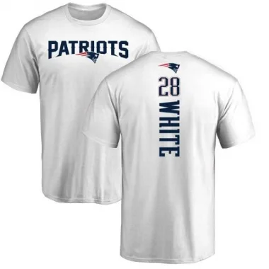 White Youth James White New England Patriots Backer T-Shirt -