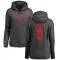 Women's Stefon Diggs New England Patriots Pro Line by Branded Ash One Color Pullover Hoodie